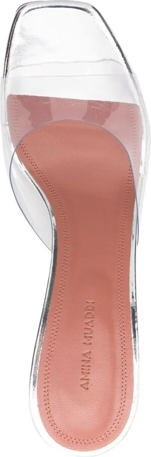 Silver Lupita 95 Mules - Image 4