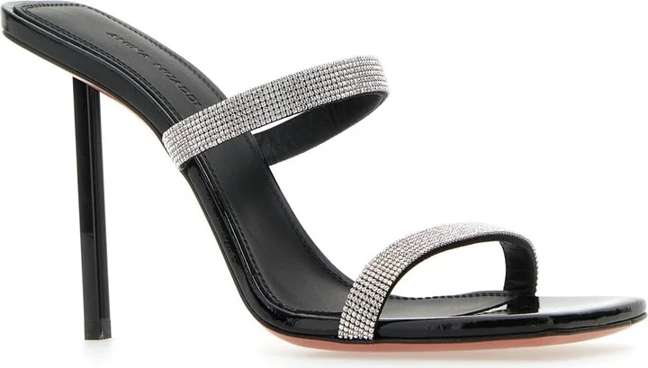 Silver Rhinestones Rih Mules - Image 2