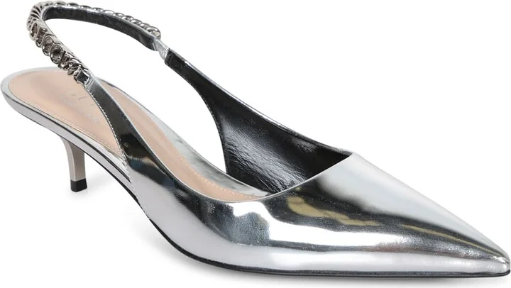 Silver Slingback Signoria Sandal - Image 2