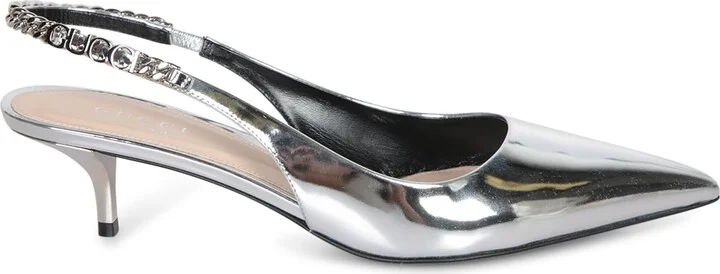 Silver Slingback Signoria Sandal