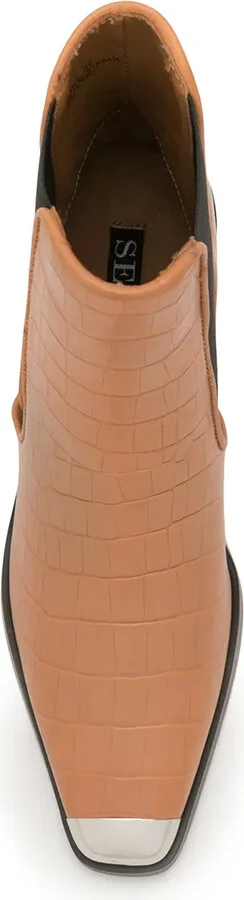 Silver Toe Cap Boots - Image 4