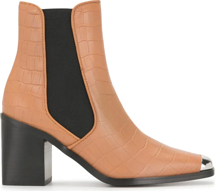 Silver Toe Cap Boots