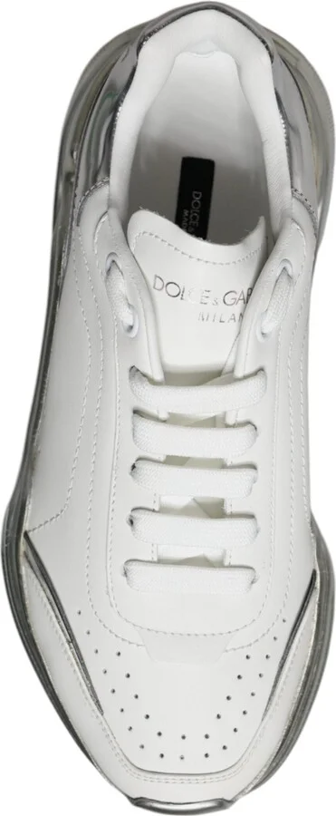 Silver White Daymaster Low Top Sneakers Women's Shoes (Pre-Owned) - Image 6