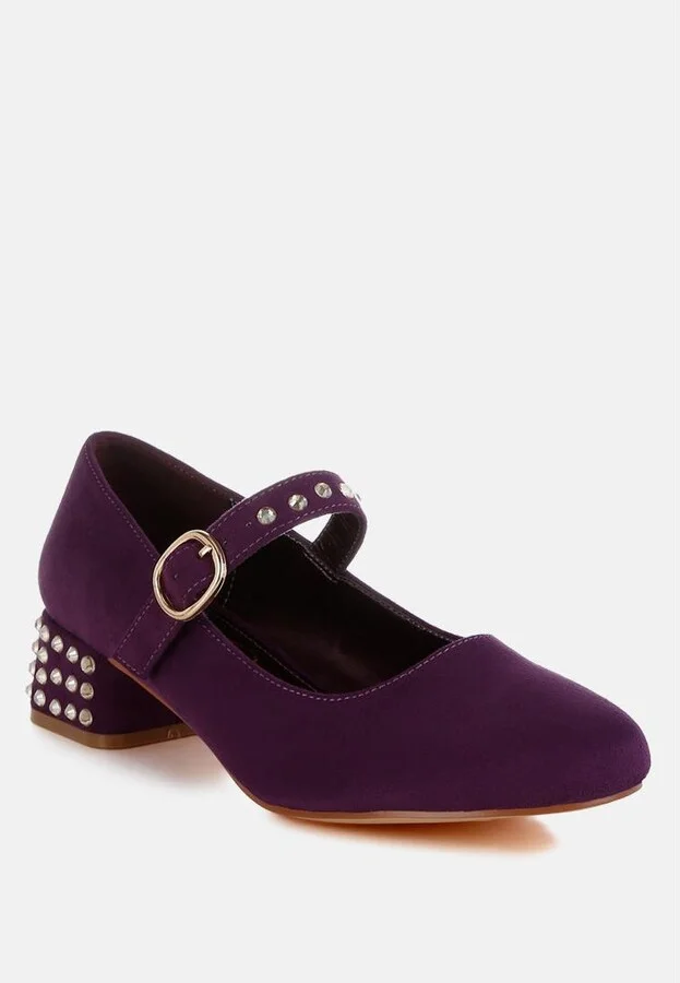 Sima Studded Mary Jane Pumps - Image 3