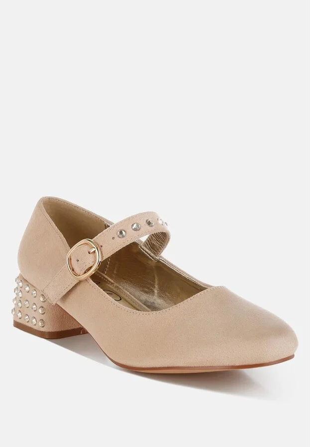 Sima Studded Mary Jane Pumps - Image 4