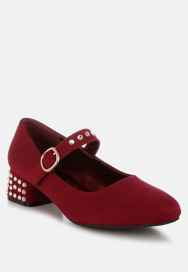 Sima Studded Mary Jane Pumps - Image 8
