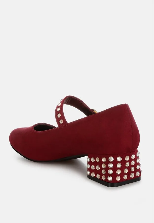 Sima Studded Mary Jane Pumps - Image 9