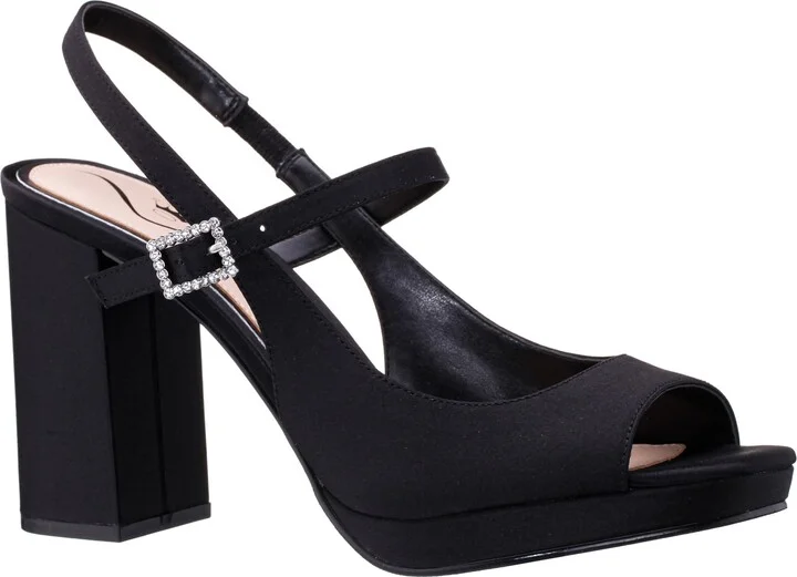 Simeon Slingback Peep Toe Platform Sandal