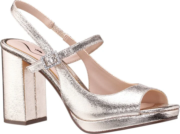 Simeon Slingback Peep Toe Platform Sandal