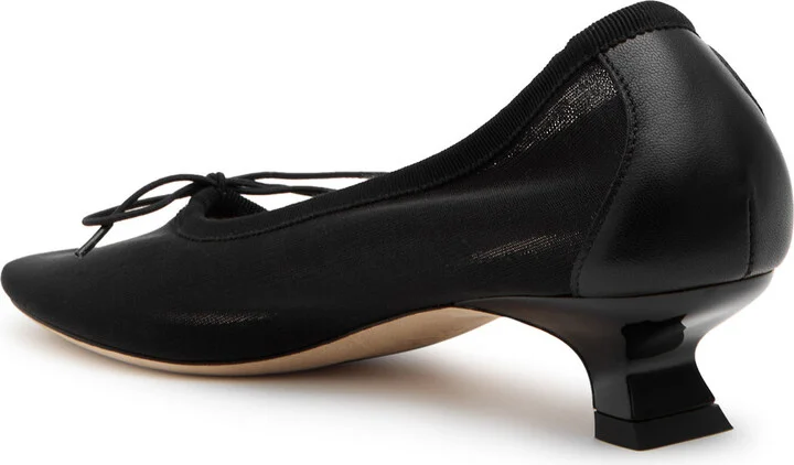 Simone Rocha 40 Crystal-embellished Mesh Pumps - Image 2