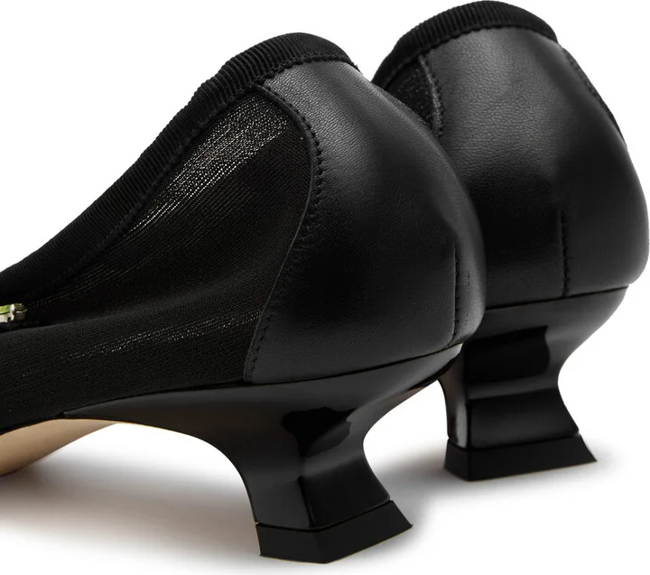 Simone Rocha 40 Crystal-embellished Mesh Pumps - Image 4