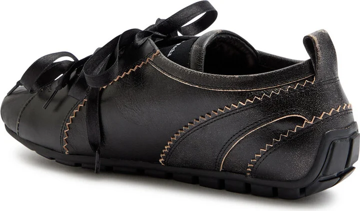 Simone Rocha Ballerina Grip Leather Sneakers - Image 2