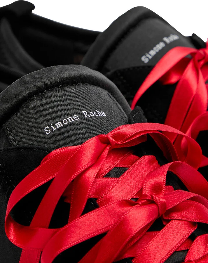 Simone Rocha Ballerina Grip Satin Sneakers - Image 4