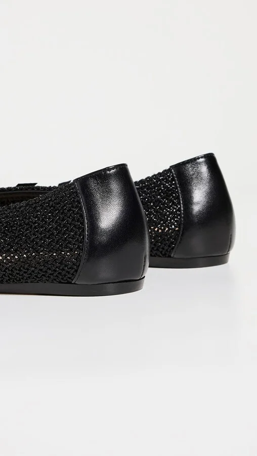 Simone Rocha Bell Charm Crochet Ballerina Flats With Double Bow - Image 3