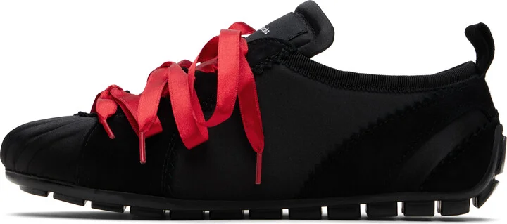 Simone Rocha Black Ballerina Grip Sneakers - Image 3