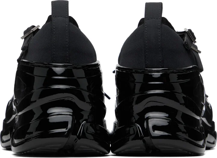 Simone Rocha Black Beaded Tracker Ballerina Sneakers - Image 2