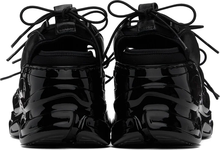 Simone Rocha Black Classic Tracker Trainer Sneakers - Image 2