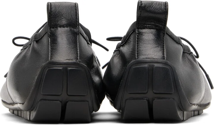Simone Rocha Black Grip Ballerina Flats - Image 2