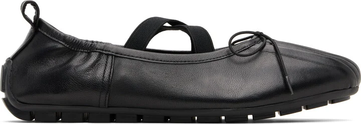 Simone Rocha Black Grip Ballerina Flats