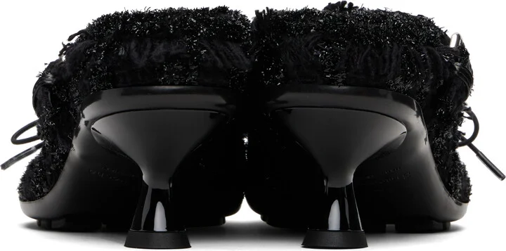 Simone Rocha Black Grip Mule Heels - Image 2