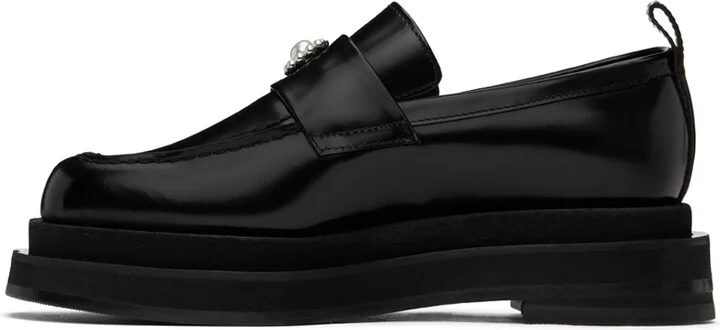 Simone Rocha Black Heart Toe Platform Loafers - Image 3