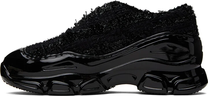 Simone Rocha Black Lace-Up Oxfords - Image 3