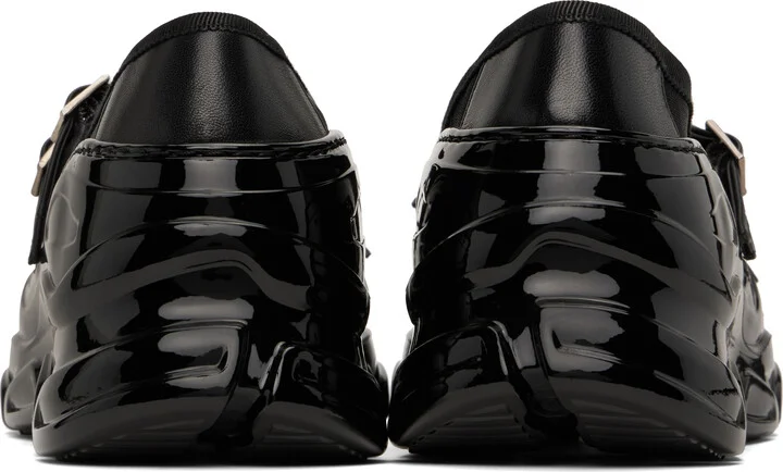 Simone Rocha Black Mesh Tracker Ballerina Flats - Image 2