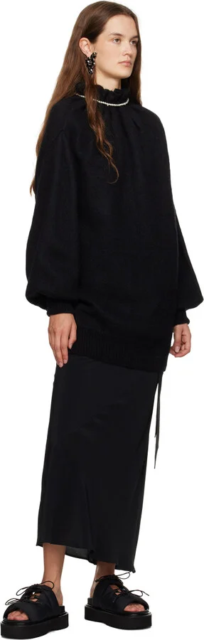 Simone Rocha Black Platform Ghillie Sandals - Image 5