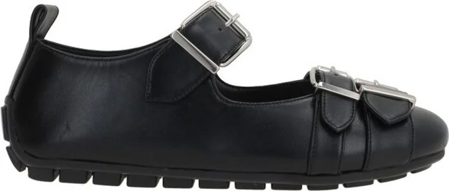 Simone Rocha Buckle Detailed Round-Toe Flats