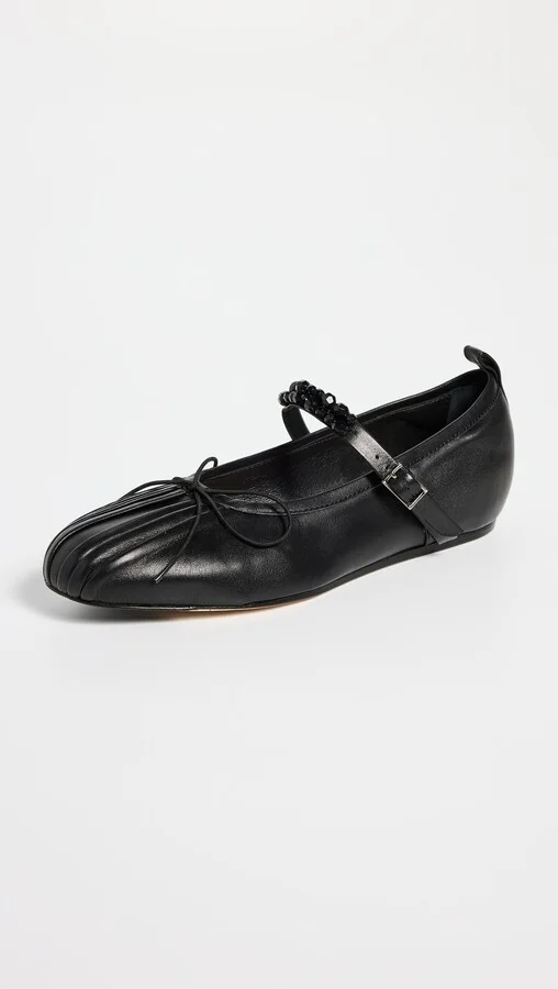 Simone Rocha Classic Pleated Toe Ballerinas - Image 2