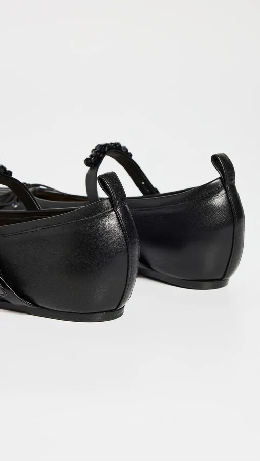Simone Rocha Classic Pleated Toe Ballerinas - Image 3