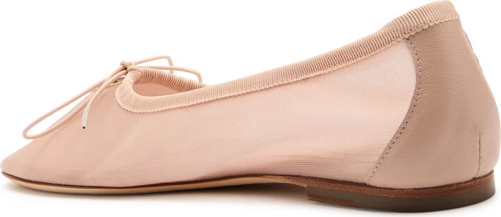 Simone Rocha Crystal-embellished Mesh Ballet Flats - Image 2