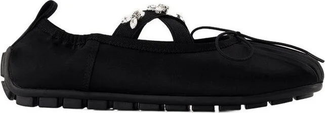 Simone Rocha Embellished Ballet Flats