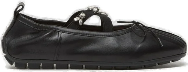 Simone Rocha Embellished Ballet Flats