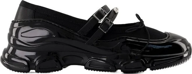 Simone Rocha Embellished Buckled Tracker Ballerinas