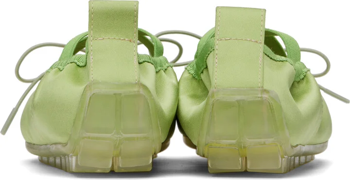 Simone Rocha Green Grip Ballerina Flats - Image 2