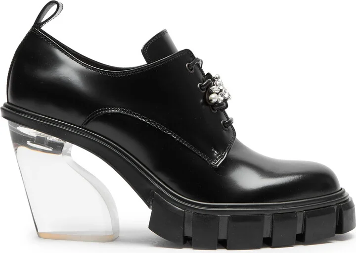 Simone Rocha Leather 90 Brogue Pumps