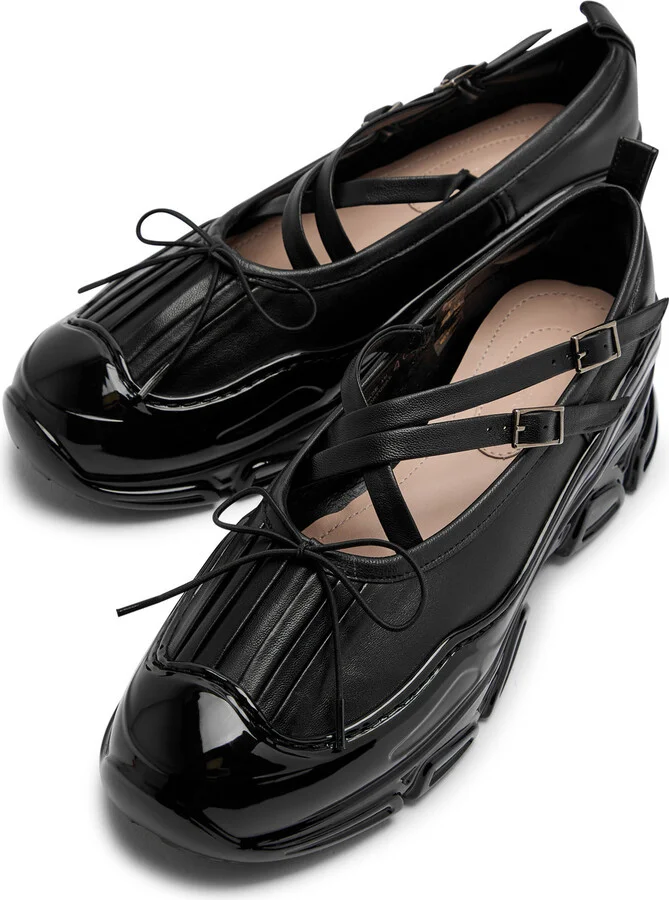 Simone Rocha Leather Sneakers - Image 3