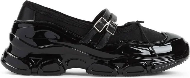 Simone Rocha Mesh Bow Tracker Ballerina Shoes