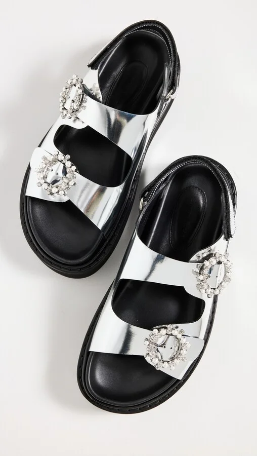 Simone Rocha Platform Sandals With Buckle - Image 3