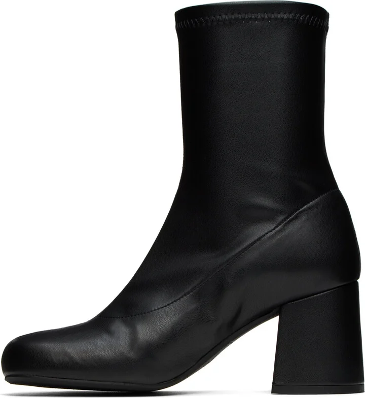 SIMONMILLER Black Faux-Leather Mojo Boots - Image 3