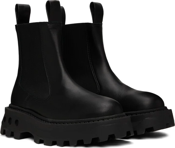 SIMONMILLER Black Scrambler Chelsea Boots - Image 4