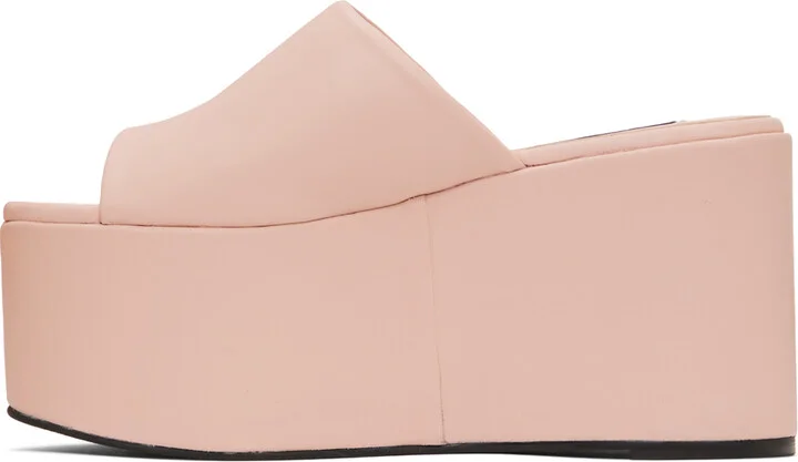 SIMONMILLER Pink Tommy Edition Platform Sandals - Image 3