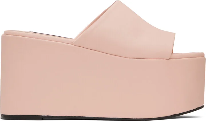 SIMONMILLER Pink Tommy Edition Platform Sandals
