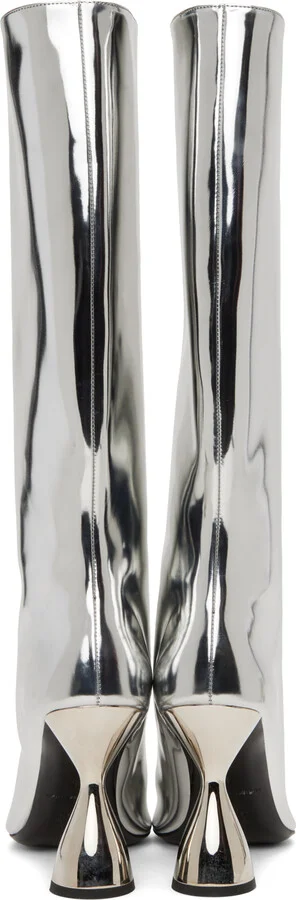 SIMONMILLER Silver Verner Boots - Image 2