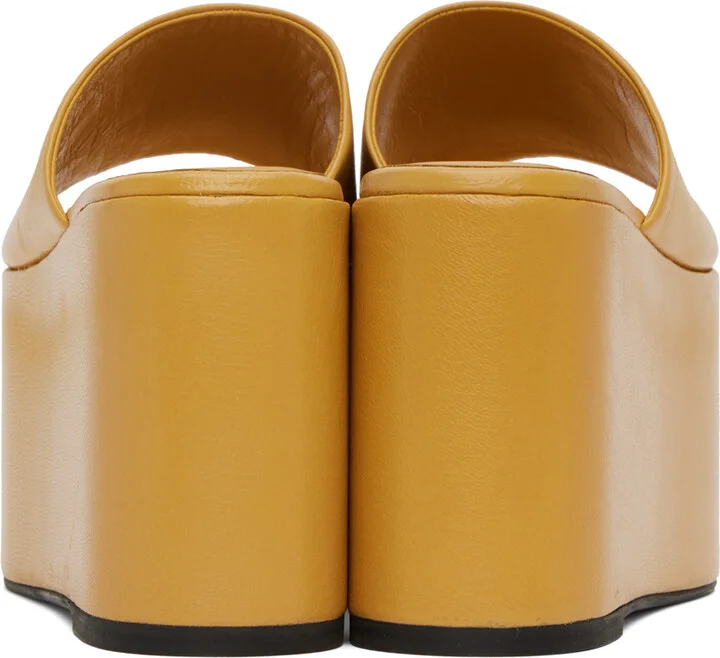 SIMONMILLER Yellow Blackout Platform Sandals - Image 2