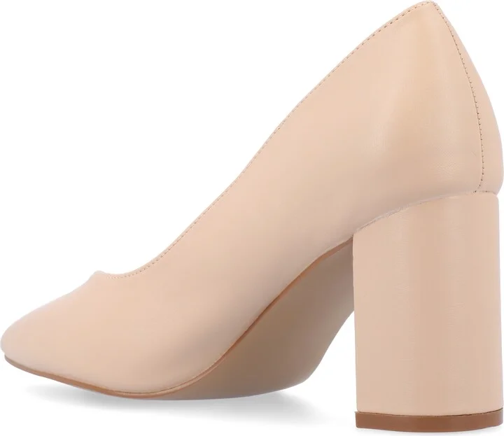 Simonne SuperNatural Shades Tru Comfort Foam Block Heel Pointed Toe Pump - Wide Width - Image 2