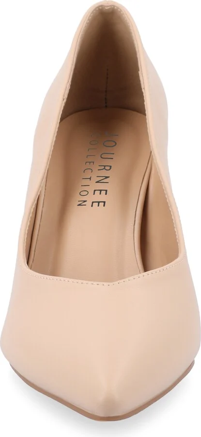 Simonne SuperNatural Shades Tru Comfort Foam Block Heel Pointed Toe Pump - Wide Width - Image 3