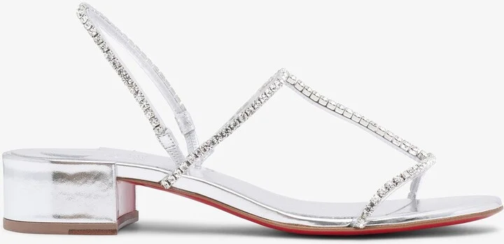 Simple Queenie 25 silver sandals