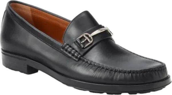 Simpler Men's 6230241 Black Leather Loafer